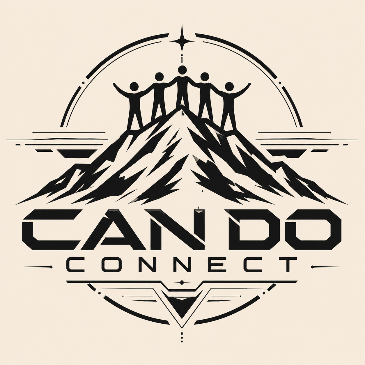Can Do Connect badge logo